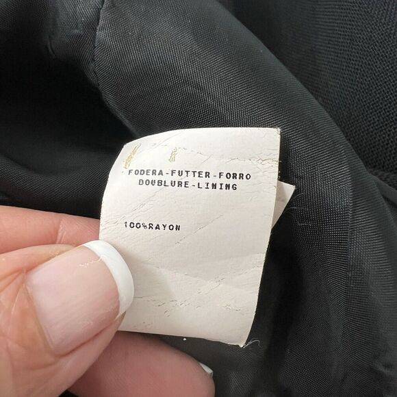 Moschino Cheap & Chic Dress Sz 10 Black Classic Square Neck Flapper Lined Elegan - Picture 11 of 16